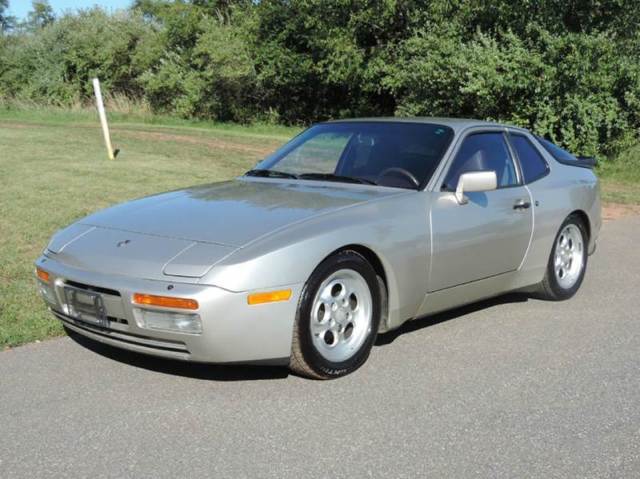 1986 Porsche 944 Turbo Zermatt Silver Metallic over Burgundy 81K miles NICE 1986 Porsche 944 Turbo 2dr Hatchback