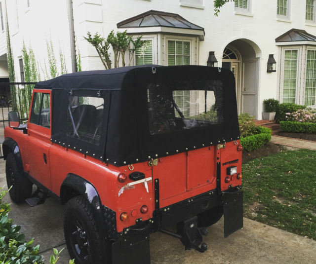1986. Red & Black. New Top. New Wheels & Tires. Excellent 100k Mile Condition. 1980 Land Rover Defender 90