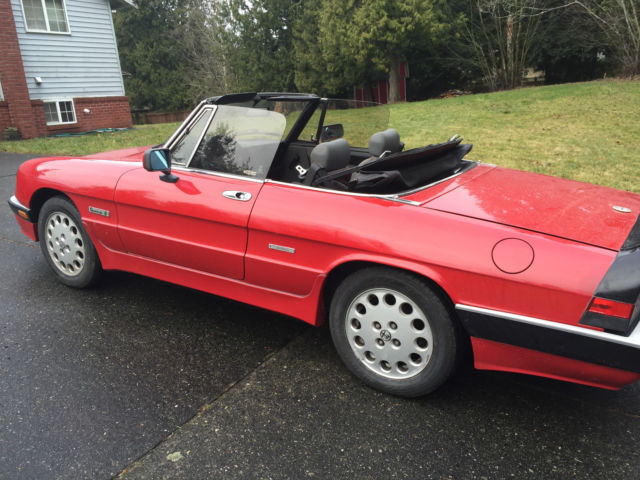 1986 Alfa Romeo Spider quaddrifoglio