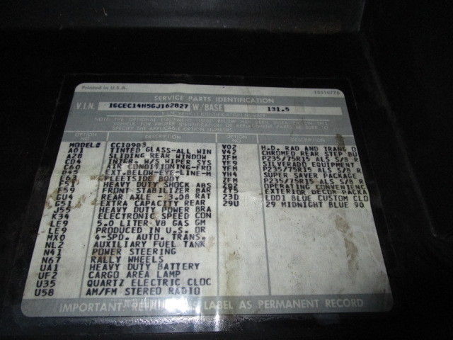 1986 Chevrolet Silverado 1500 2 Tone Paint - photo 2