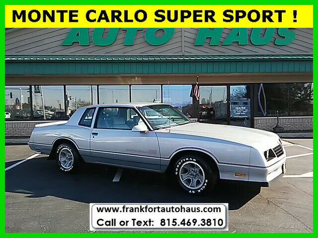 1986 SS Used 5L V8 16V Automatic RWD Coupe Premium 1986 Chevrolet Monte Carlo SS