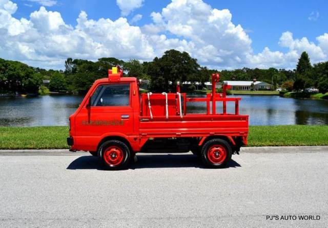 1986 Subaru SAMBAR 4X4 13,716 Miles Red Pickup Truck 544cc Manual 1986 Subaru SAMBAR 4X4