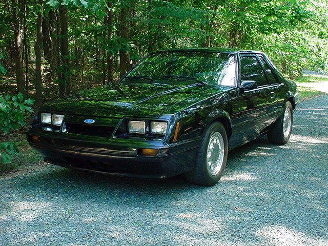 1986 Ford Mustang LX 5.0. Supercharged. 5spd.