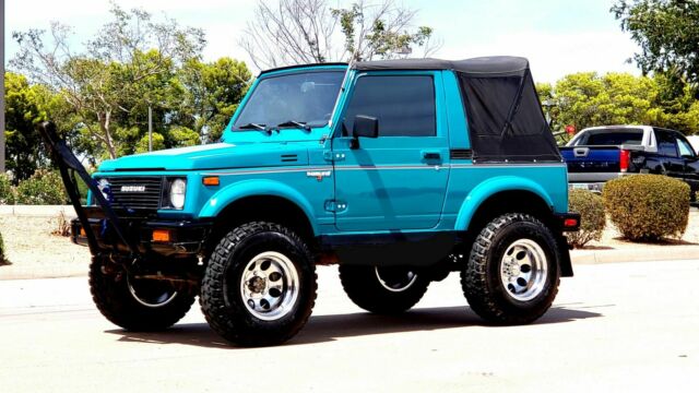 1986 SUZUKI SAMURAI 4X4 ICE COLD A/C! SPOA LIFT WITH 3" SHACKLES, NEW TOP 1986 Suzuki Samurai FREE SHIPPING WITH "BUY IT NOW"