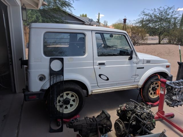 1986 Suzuki Samurai Tin Top Project - not running, includes new long block 1986 Suzuki Samurai