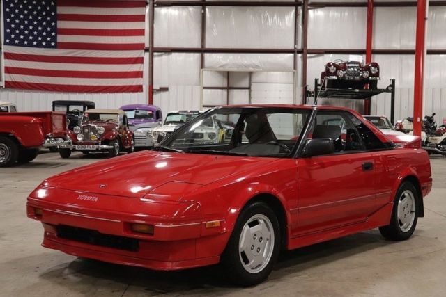 1986 Toyota MR2 94388 Miles Super Red II Coupe 1.6L l4 5 Speed Manual 1986 Toyota MR2 --