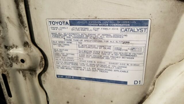 1988 Toyota Tacoma Basic - photo 10
