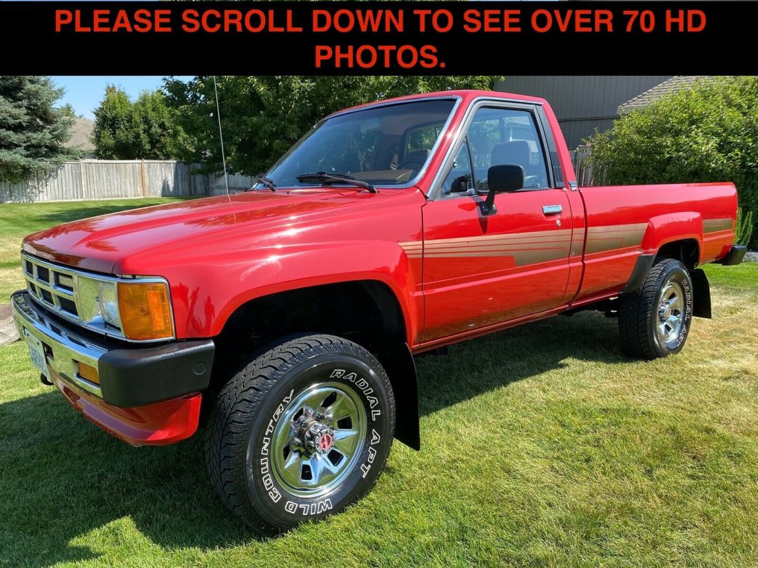 1986 TOYOTA REGULAR CAB PICKUP SR5 4X4 5-SPEED HILUX 179,129 MILES ALL ORIGINAL! 1986 Toyota Tacoma SR5