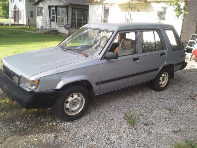 1986 Toyota Tercel Wagon 4WD 1986 Toyota Tercel