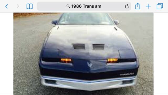 1986 Pontiac Firebird