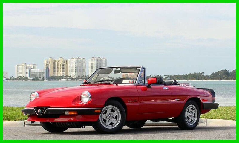 1986 Alfa Romeo Spider Veloce 2dr Convertible