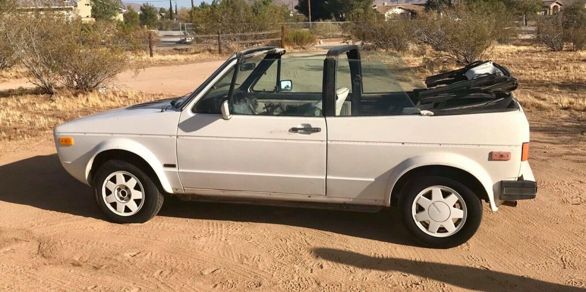 1986 Volkswagen Cabriolet Rabbit Convertible 1986 Volkswagen Rabbit