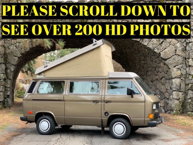 1986 volkswagen Westfalia full camper bus water cooled engine 100% NO RUST!! 1986 Volkswagen Bus/Vanagon