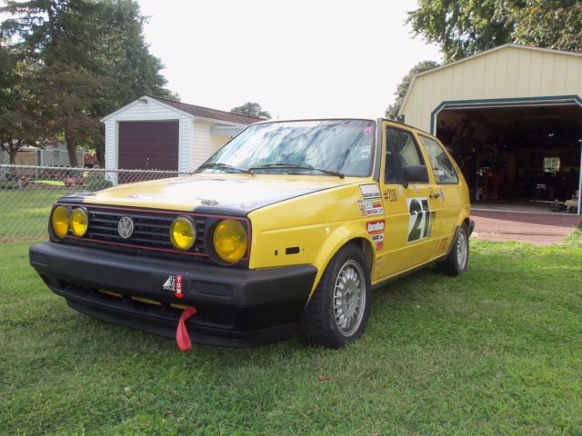 1986 VW Volkswagen Golf GTI SCCA and Chump Car Racecar with Logbooks 1986 Volkswagen Golf race car