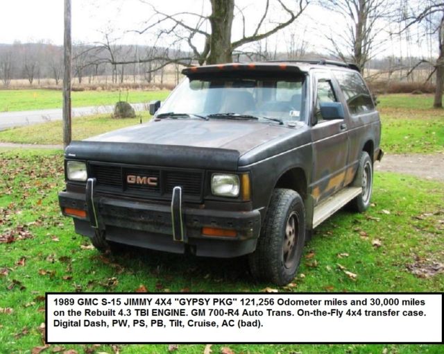 1989 GMC Jimmy 4 X 4 2-Door GYPSY pkg - photo 9