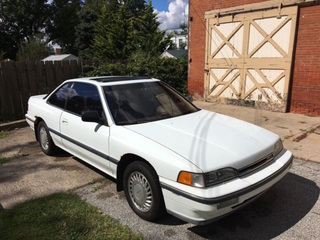 1987 Acura LEGEND L Honda V6 Coupe AT White 2 Door Leather 105K Original Miles!! 1987 Acura Legend L