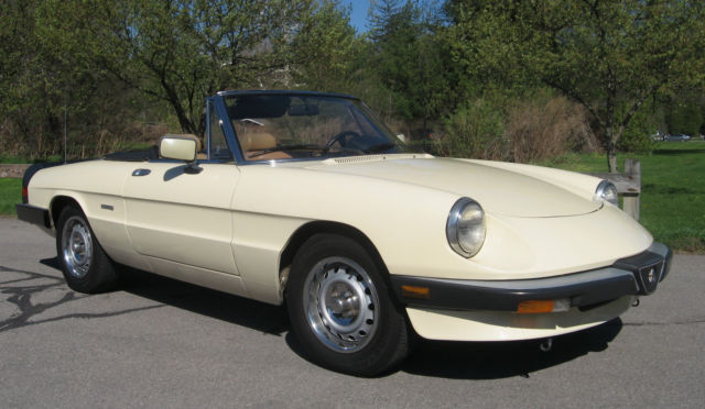1987 Alfa Romeo Graduate 1987 Alfa Romeo Spider Graduate