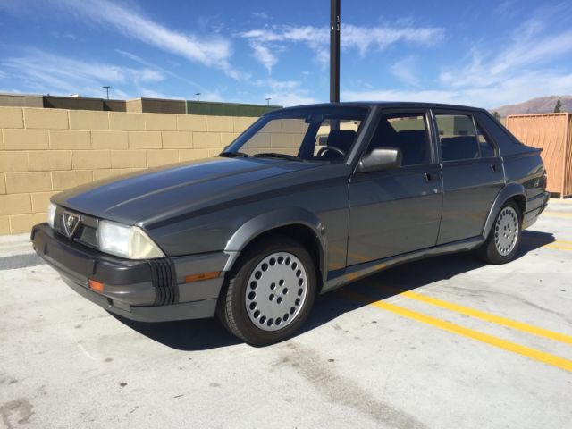 1987 Alfa Romeo Milano Verde 1987 Alfa Romeo Milano Verde