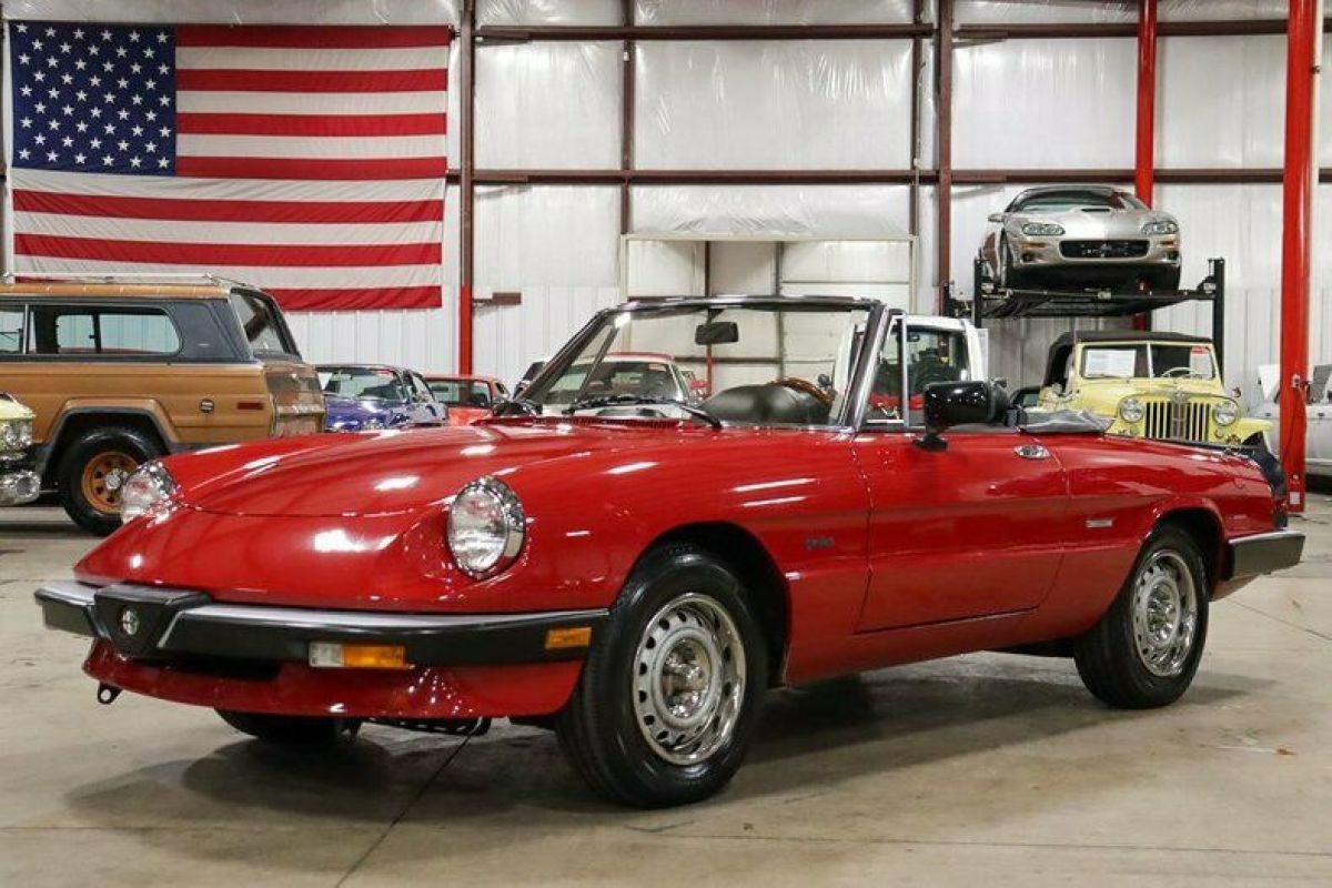 1987 Alfa Romeo Spider Graduate 37163 Miles Red Convertible 4-Cylinder 5-Speed M 1987 Alfa Romeo Other Graduate