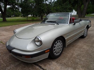 1987 Alfa Romeo Spider Spider