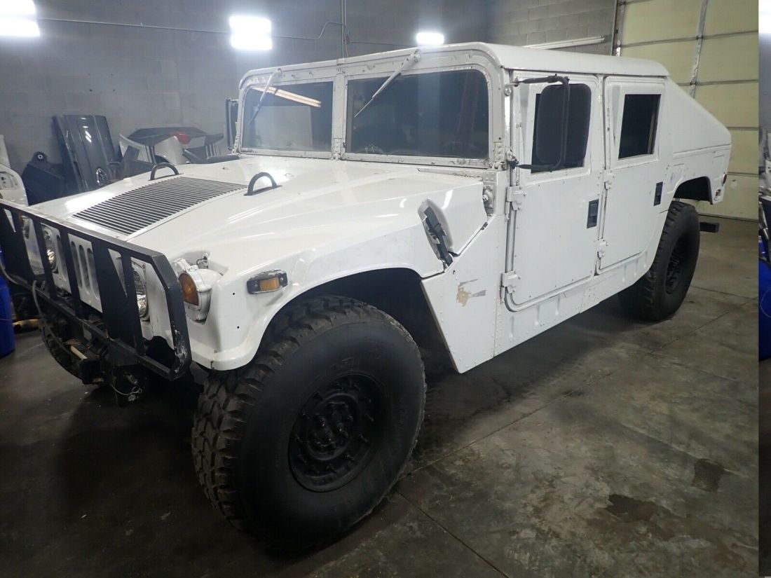 1987 AM General Hummer H1, military, bullet proof doors, Slant back 1987 Hummer H1