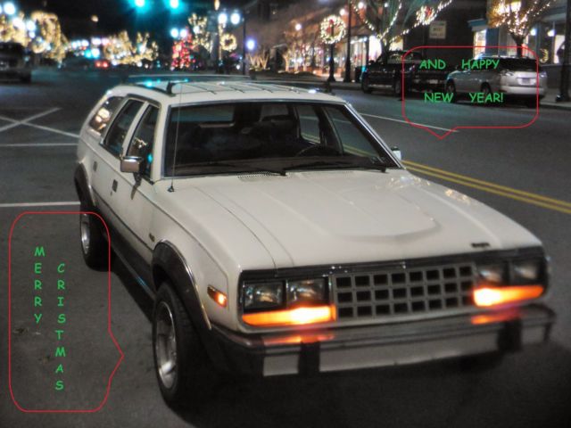 1987 AMC Eagle Wagon 6cyl 4x4 automatic 1987 AMC Eagle