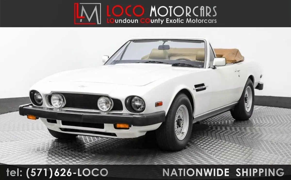 1987 Aston Martin Volante CLICK ON ITEM DESCRIPTION TO VIEW ALL 80+ PICS! 1987 Aston Martin Volante V8 Concord Quality Condition - 5-Speed Manual Asto