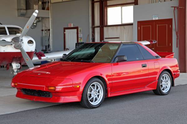 1987 AW11 Toyota MR2 T-Top, Super Red, 5-Speed, 104K Miles, Immaculate Condition 1987 Toyota MR2 GT Coupe 2-Door