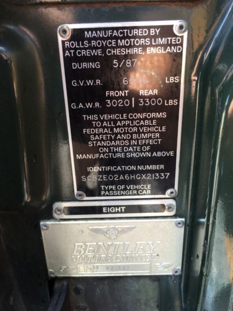 1987 Bentley Eight - photo 11