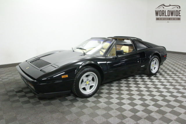 1987 Ferrari 328 STUNNING. SERVICED. 35K MILES. NERO BLACK!