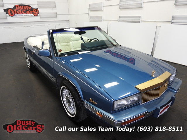1987 Cadillac Eldorado Runs Drives Body Inter Custom Conv