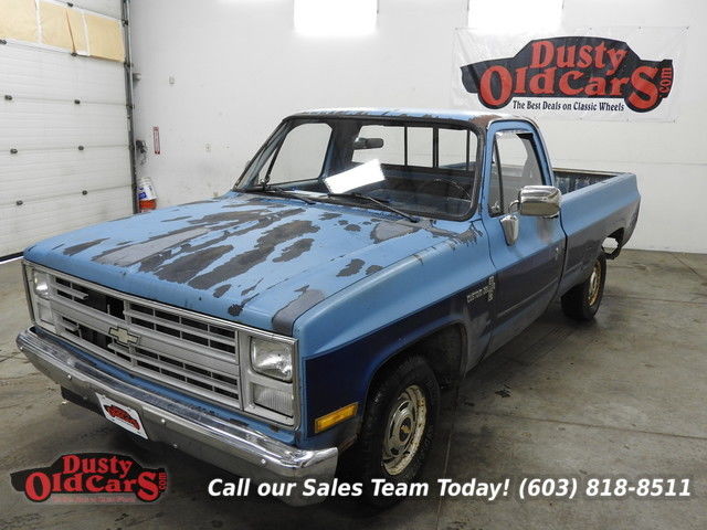 1987 Blue Runs Drives Body Inter Good 4.3LV6 4 Spd Manual! 1987 Chevrolet C-10 Runs Drives Body Inter Good 4.3LV6 4 Spd Manual