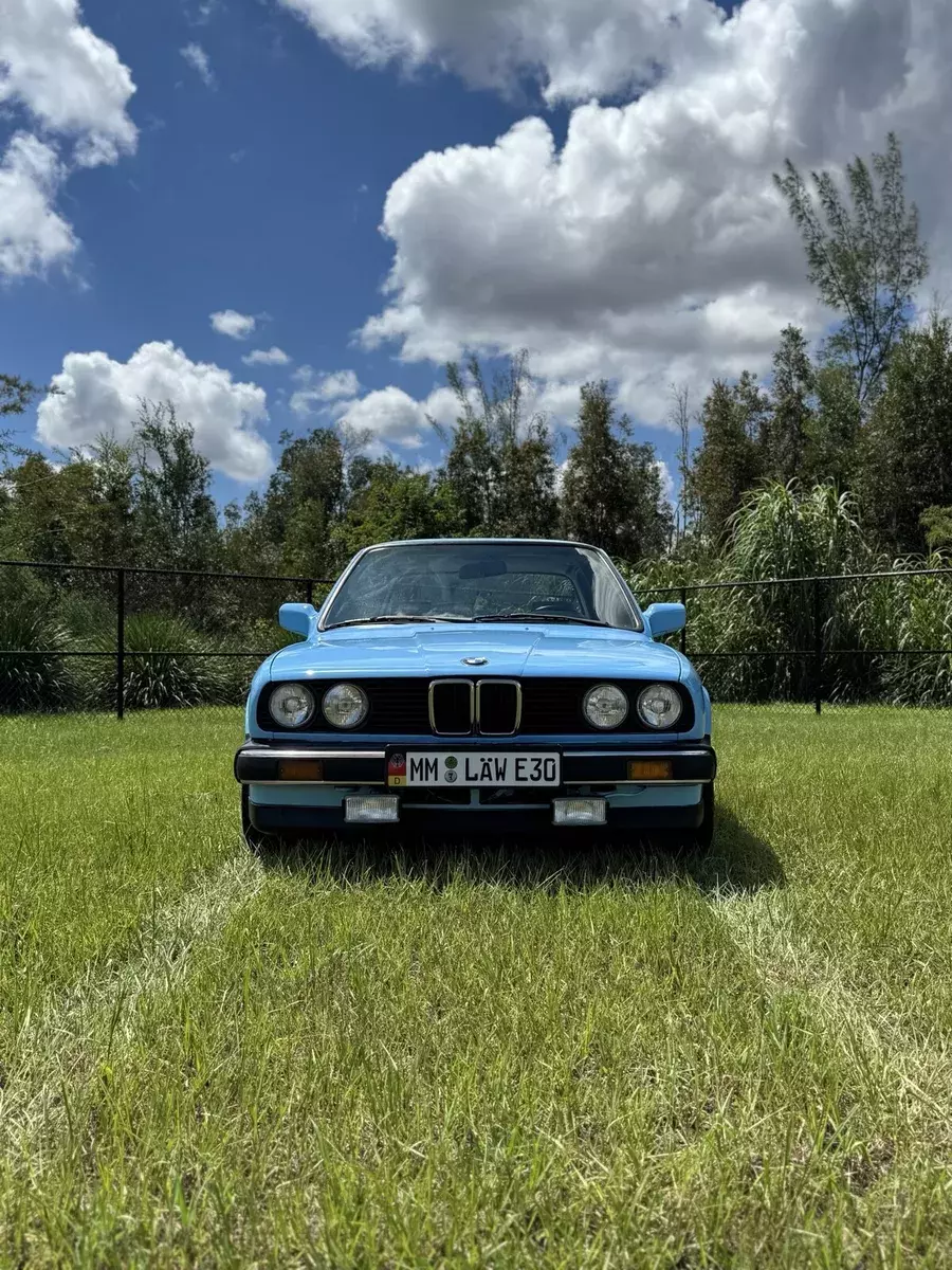 1987 BMW 3-Series Sedan Blue E AUTOMATIC 1987 BMW 3-Series E AUTOMATIC