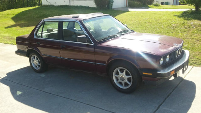 1987 BMW 325e Base Sedan 4-Door 2.7L 1987 BMW 3-Series