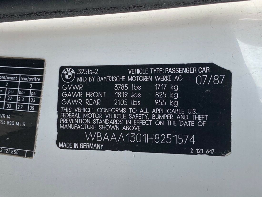 1987 BMW 3-Series - photo 9