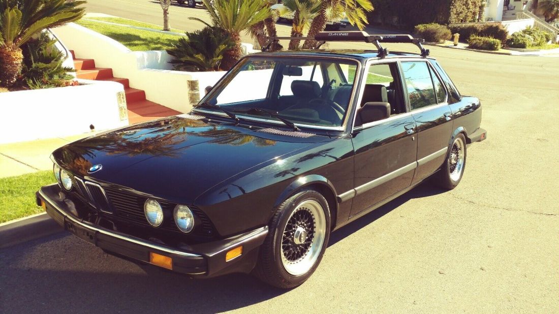 1987 BMW 528e Sedan Black RWD Automatic E AUTOMATIC 1987 BMW 528e E AUTOMATIC