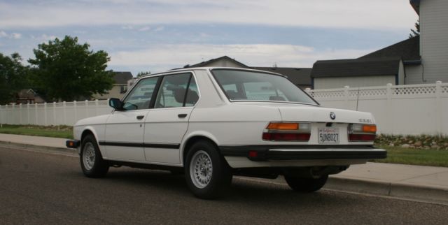 1987 BMW 5-Series Red leather - photo 5