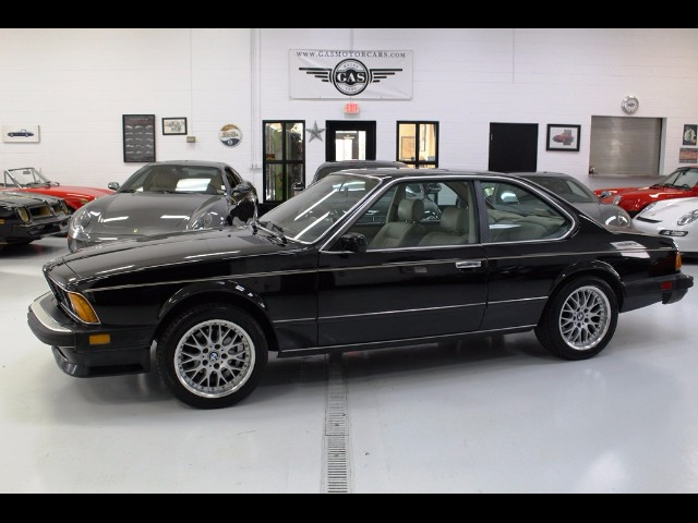 1987 BMW 6 Series 635CSi 248743 Miles Black Straight 6 Cylinder Engine 3.4L/209 1987 BMW 6-Series 635CSi