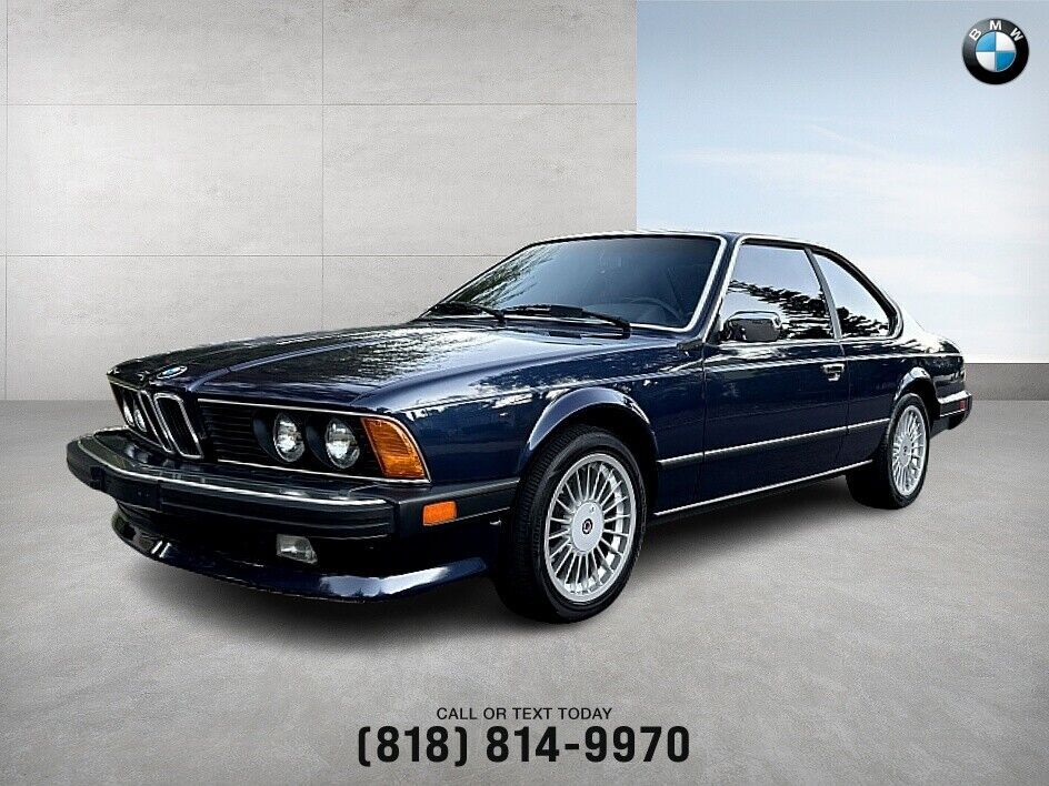 1987 BMW 6 Series, Blue with 130,653 Miles available now! 1987 BMW 6-Series 635CSi