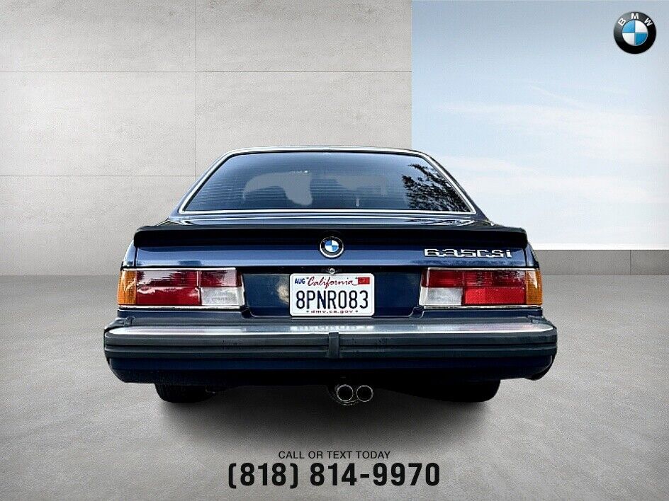 1987 BMW 6-Series 635CSi - photo 6