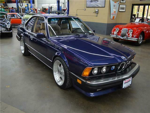 1987 BMW 6 Series M6 55819 Miles Royal Blue metallic Coupe Straight 6 Cylinder E 1987 BMW 6-Series M6