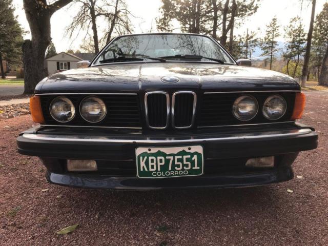 1987 BMW 635 CSI 1987 BMW 6-Series Factory Standard
