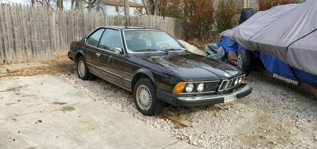 1987 BMW 635 CSI e24 Black Automatic 233k miles 1987 BMW 6-Series
