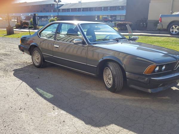1987 BMW 635CSI 2 DOOR COUPE 1987 BMW 6-Series