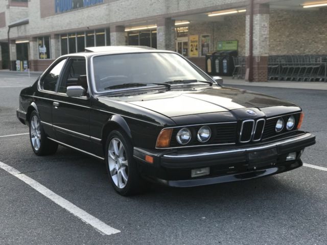 1987 BMW 635CSI E24 1987 BMW 6-Series 635csi