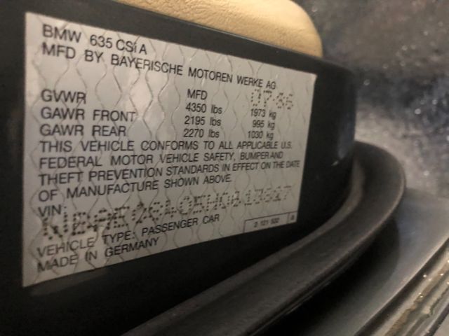 1987 BMW 6-Series - photo 11