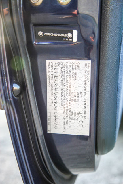 1987 BMW 6-Series 635csi - photo 13
