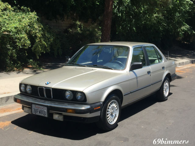 1987 BMW E30 325e CLEAN! Pix Videos 325 Automatic 4DR BronzitBeige-Metallic 1987 BMW 3-Series 325e