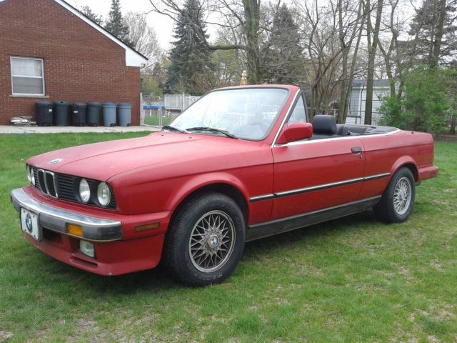 1987 BMW e30 325i Convertible, Low Miles, 5 Speed Manual, Very Good Condition 1987 BMW 3-Series 325ic