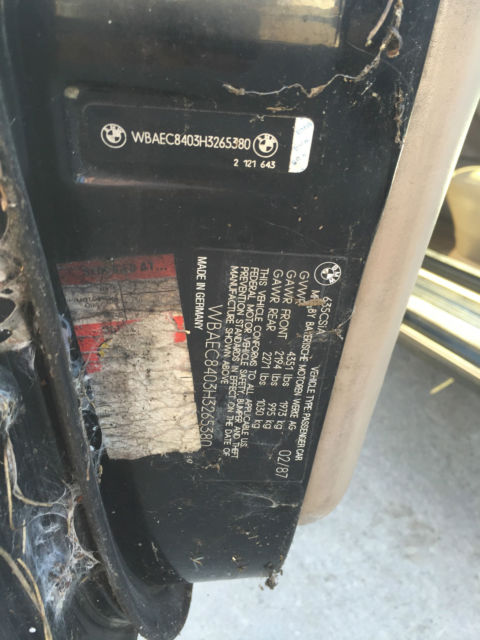 1987 BMW Other - photo 12